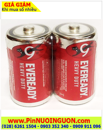 Eveready 1050-SW2; Pin đại D 1.5v Eveready 1050-SW2 chính hãng _Made in Singapore (Gói 2viên)